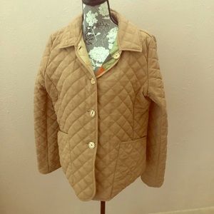 Reversible light weight quilted jacket